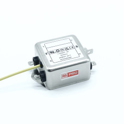 Filtr EMI 3A 1-fazowy 1MΩ 250 V AC 50/60Hz 2 x 2mH RS PRO Montaż w obudowie