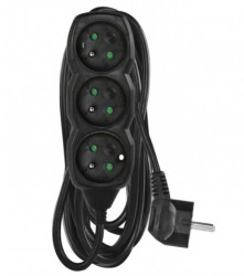 PRZEDL.3GN.5M 1,5MM2 CZARNY