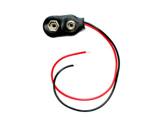 Zatrzask klips baterii 9V 6F22 "kijanka" -2szt