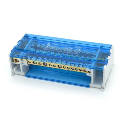 Blok rozdzielczy mostek na szynę TH listwa 4x15 ELS Elektrotechnika BR8415