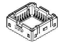Molex 105028-1001 Gniazdo kart 1 szt. taśma na dużej rolce