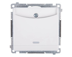 Simon 54 Łącznik hotelowy pojedynczy biały DWH1.01/11