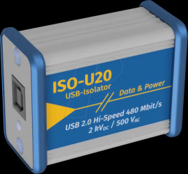 ISO-U20 USB 2.0 isolator, galvanic isolation host&lt;&gt;device