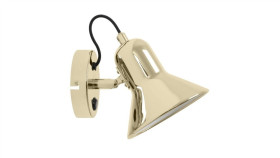 Złoty Kinkiet Ścienny Do Salonu W Włącznikiem Astma Na E27 Lp-1122/1W Gd...