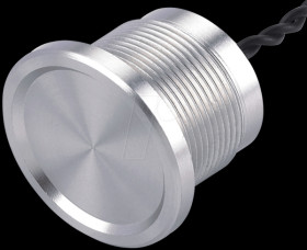 PS193Z10YSS1 Piezo push-button, Ø 22/19 mm, 200 mA, 24VDC, unlit