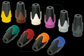 BPX-7-VIOLET Anti-kink sleeve for jack plug, purple