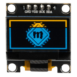 Wyświetlacz OLED 0,96" 128x64px I2C żółto-niebieski