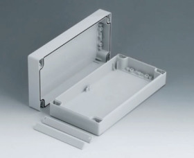 PC enclosure, (L x W x H) 200 x 105 x 60 mm, light gray (RAL 7035), IP66, C2012242