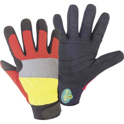 FerdyF. 1973 Gauntlet Gloves Large Red/Yellow Cut Protection KWF-Tested