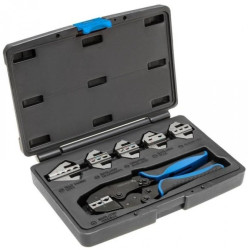 Szczypce do zaciskania z wymiennymi szczękami, 6 szt. HT1P176