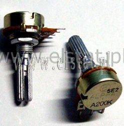 200K pot. mono logaryt. 0,1W