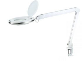 Lampa warsztatowa z lupą 5D 10W 6500K