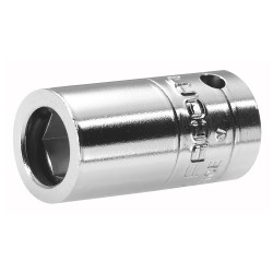 Wkład do pojemnika na wiertła, Chromowane, Stal, rozm: 1/4 cala, typ: Kwadratowy, Uchwyt końcówki