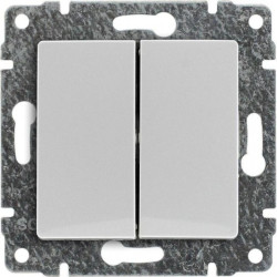 VENA Łącznik podwójny dwuobwodowy z klawiszem bez ramki 16AX 250V 510422