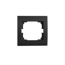 LOGI Ramka pojedyncza pozioma 021460042 czarny mat 33572