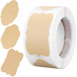 ETYKIETY NAKLEJKI SAMOPRZYLEPNE NA PRZYPRAWY SŁOIKI PREZENTY 250 SZTUK