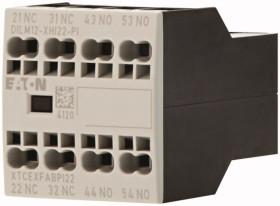 Styk pomocniczy Eaton 4 2 NC, 2 NO Mocowanie z przodu