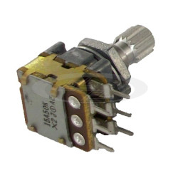 potencjometr V12L 2x50K logarytmiczny V12LG3PH2JN15KC -15A50Kx2J NOBLE