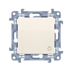 Simon 10 Przycisk /światło/, szybkozłącza, kremowy CS1C.01/41