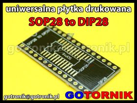 Uniwersalna płytka drukowana SOP28 to DIP28