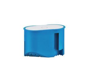 Puszka podtynkowa Z2x32 2x32 mm kinkietowa z pokrywą niebieska 34011203 SIMET