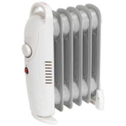 Sealey RD800 Oil-Filled Radiator Mini 800W/230V 6 Element