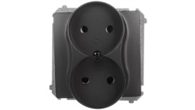 Simon Basic Gniazdo Wtyczkowe Podwójne B/U (Moduł) 16A 250V Zaciski Śrubowe...