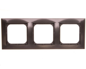 IMPRESJA Ramka potrójna antracyt R-3Y/50