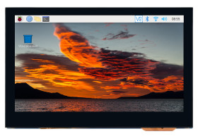 Wyświetlacz 4.3" pojemnościowy 800x480 DSI QLED dla Raspberry Pi
