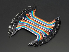 Adafruit Premium Female/Male 'Extension' Jumper Wires - 40 x 3" (75mm)