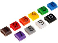 UM368.52 Oznaczniki kablowe, na kable o grubości: 1.1-2.5mm, 1000sztuk