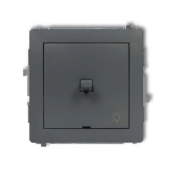 DECO Przycisk /światło/ w stylu amerykańskim grafitowy mat 28DWPUS-5