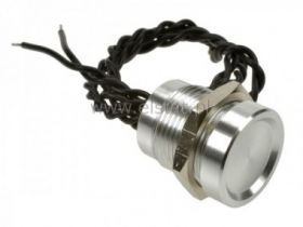 Przycisk piezo 16mm; wklęsły; impuls;IP68