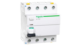 Wyłącznik Różnicowoprądowy 4P 25A 0,3A Typ Ac Iid A9z14425