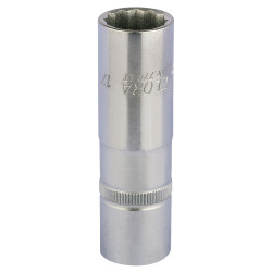 Elora 11935 17mm 1/2&quot; Square Drive Deep Bi-hexagon Socket
