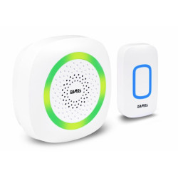 Dzwonek bezprz. DANCE II Biały ST-420W, Bateryjny LED ZAMEL