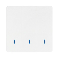 Coolseer RF Wall Switch - bezprzewodowy przycisk ścienny - RF 433MHz - 3-kanałowy - COL-BSW05W