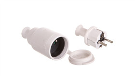 Zestaw Przełączeniowy (Gniazdo Gn-H2+Wtyczka Wt-40H) Ip44 Biały Zp-H2