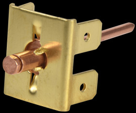 RIV 463 Flat connector, 4-pin, blind rivet technology