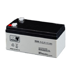 Akumulator AGM 12V/ 3,4Ah MWs 3,4-12 MWpower