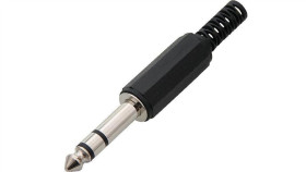 Wtyk Jack 6,3 Stereo Plastik /Opak = 10Szt/