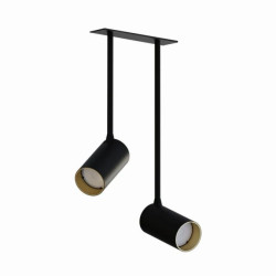 Lampa wpuszczana MONO SURFACE LONG II BLACK/GOLD 7682 Nowodvorski