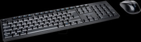 K75230DE Keyboard/mouse combination, wireless, black