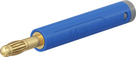 4 mm plug, crimp connection, 1.0 mm², blue, 64.2053-23
