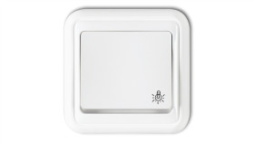 Liza Przycisk /Światło/ Biały Wph-5