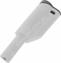 1066-WS Wtyk bezpieczny (tuleja stała) 4mm z dodat.gn. 4mm, przył.przykręc., 36A, 1000V/kat.II, 600V/kat.III, biały, ELECTRO-PJP