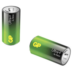 GP ULP14A654C2 Ultra&#x2B; C Batteries 1.5V 2 pieces Long Life Leak-Proof