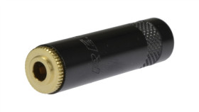 Rean Gniazdo Audio Aux Mini Jack 3,5Mm Stereo Na Kabel Do 4,0Mm Pozłacane...