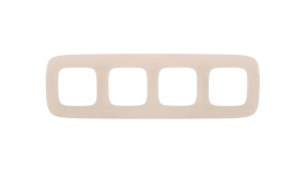 Valena Allure Ramka Poczwórna Kremowa 754314