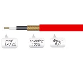 Przewód instrumentalny ROXTONE - czerwony